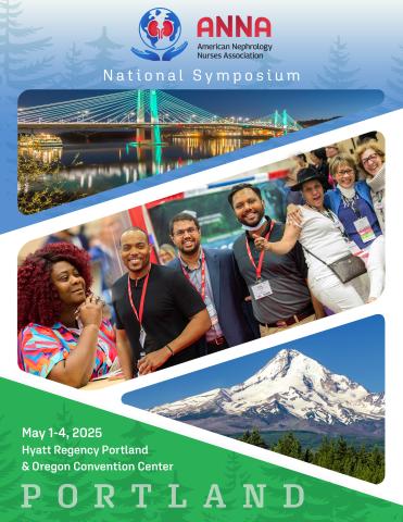 ANNA 2025 National Symposium Poster, May1-4, 2025, Hyatt Regency Portland & Oregon Convention Center, Portland