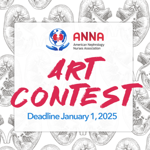 background is a black and white kidney pattern, overlayed by a white box with the text "Art Contest Deadline January 1, 2025"